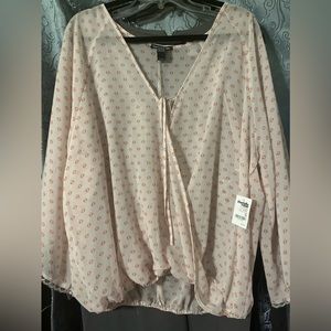 Charlotte Russe, sheer blouse